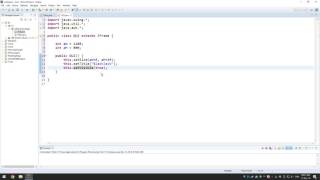 Java Tutorial - Creating Blackjack - Part 01 (Creating a window)