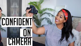 How to be Confident & Comfortable on Camera | Tips for talking to a camera as a small YouTuber