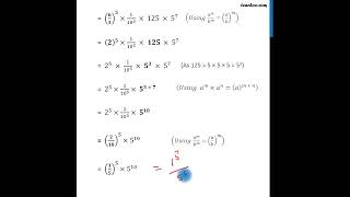 Ex 10.1, 7 (ii) Part 2 - Simplify (3^(−5) × 10^(−5) × 125 / (5^(−7) × × 6^(−5) - Teachoo