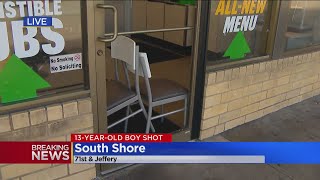 'We were scared': Shooting outside South Shore Subway leaves teen in serious condition