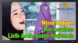 Deen Assalam - Nissa Sabyan - Lirik Arab Latin Terjemah - Versi Niqab