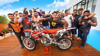 ESCONDE ESCONDE PREMIADO VALENDO MINHA MOTO DE TRILHA 😮