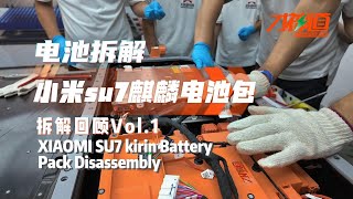 XIAOMI SU7 kirin BatteryPack teardown 1.