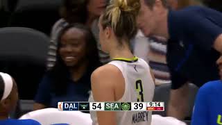 Marina Mabrey collided with Epiphanny Prince to knock her out of rest of game