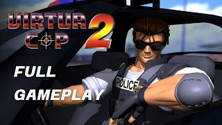 VIRTUAL COP 2 Arcade Ver. on Sega Model 2 Full Gameplay (WARNING: FLASHING LIGHTS)