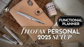 ✨Filofax Original Personal Size Nude Setup Flip Through - Functional Planner using FREE Printables!