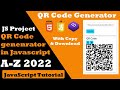 QR Code Generator using Javascript | JavaScript Tutorial for Beginners 2022