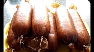 Krakowska sausage with pepper - recipe, preparation, smoking