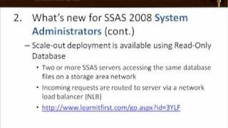 New Features in SQL Server 2008 Analysis Services
