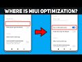 MIUI Optimization not found in developer options (solution)