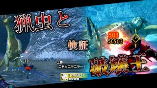 【ゆっくり実況】検証、猟虫の攻撃に破壊王は乗るのか【サンブレイク】【モンハンライズ】