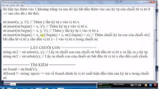 [Lập trình C/C++] Chuẩn hóa chuỗi string trong C++