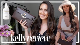 WHAT'S IN MY HERMÈS BAG | Kelly elan review, luxury shopping summer fashion, breast upliftment | Pia