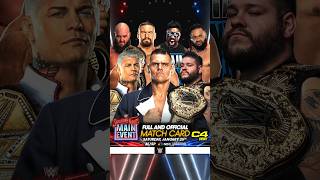 Saturday Night's Main Event 2025 - Full Match Card #SaturdayNightsMainEvent #Bevelock #WWE #Shorts