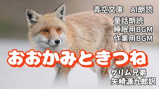 【グリム童話】おおかみときつね　グリム兄弟　矢崎源九郎訳　青空文庫AI朗読　睡眠用BGM　作業用BGM