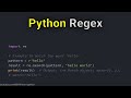 Pattern Matching & Extraction in Python using Regular Expressions