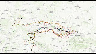 Routes from Stalag VIIIB to freedom