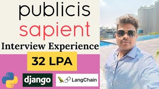 Interview experience Software Engineer Publicis Sapient | Python Django | 4 Years Experience