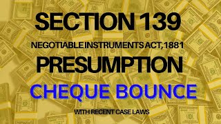 SECTION 139  NEGOTIABLE INSTRUMENTS ACT - Here's What You Need To Know