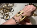 my 1st video 😱 20 lbs shopgoodwill metallic jewelry unboxing part 1 jewelryunboxing