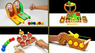 TOP 4 Amazing Diy Ping Pong Ball Games From Cardboard
