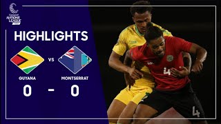 Concacaf Nations League 2023 Guyana v Montserrat | Highlights