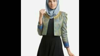 Koleksi Model Baju Gamis dan Blazer Muslim Yang Elegan Untuk Perempuan Cantik