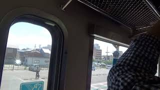 【近江鉄道本線】車窓　近江鉄道220形ラストラン　～八日市到着