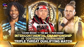 Xavier Woods vs The Miz vs Pete Dunne: Raw, Aug. 26, 2024