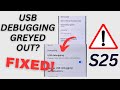 🛠️ Fix USB Debugging Grayed Out on Galaxy S23/S24/S25 – Fast & Easy Solution!