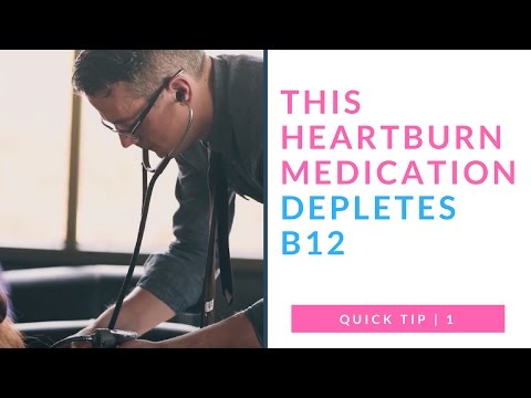Does B12 deficiency cause reflux?