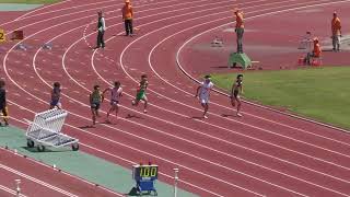 男子100m予選6組 2024千葉県高校総体