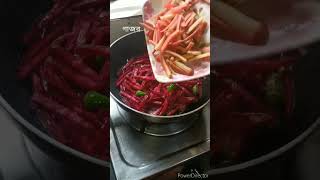 #মজাদার মটরশুঁটি দিয়ে# বিট# গাজর ভাজা# রেসিপি#bengali  Beet gajar# Fry recipe short#