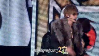 111028 KimHyunJoong fancam[Lucky Guy]-Busan Kpop concert