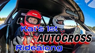 Autocross Weekend at GCAC: Kat's 1st AutoX ride along in the Miata we built together.