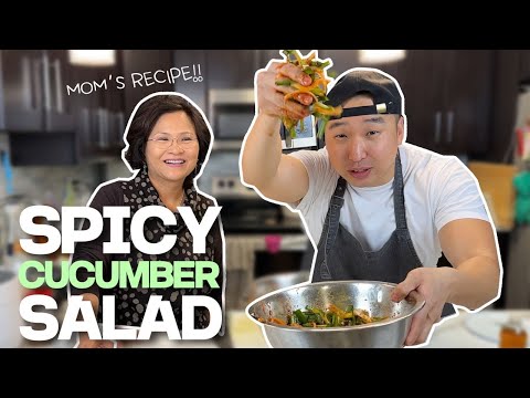 Recipe for Spicy Korean Cucumber Pickles (Oi Muchim).