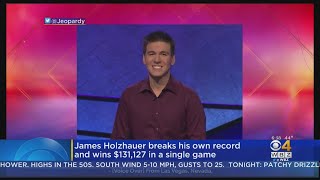 James Holzhauer Breaks Own 'Jeopardy!' Record And Wins $131,127 In A Single Game