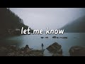 Winona Oak - Let Me Know (Lyrics)