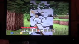 Minecraft Xbox 360 edition Survival Map with a train 0812 E