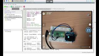 Raspberry Pi Pico/MicroPython exercise using SH1106 I2C OLED