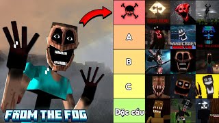 XẾP HẠNG TẤT CẢ QUÁI VẬT KINH DỊ TRONG MINECRAFT FROM THE FOG !?