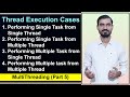 Multithreading in Java || Different cases of Executing Threads in Java by Deepak (Hindi)
