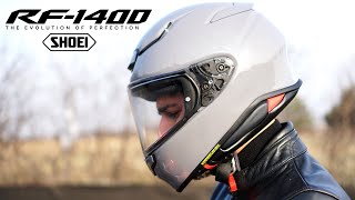 Shoei RF-1400 First Look \u0026 Review! The Evolution of Perfection!