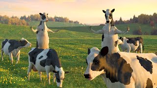 FUNNY COW DANCE 1 │ Cow Dance Song & Cow Videos 2024 (Crazy Official Music Video)