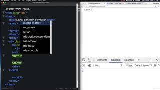 JavaScript Exercise Local Storage Task List : HTML CSS page Setup