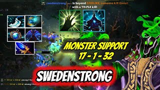 SwedenStrong [Rubick] How to dominate as a support - 17-1-32 - Dota 2 Pro Support Fullmatch Gameplay