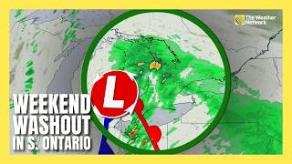 Soaking rains swamp S. Ontario's weekend | #forecast