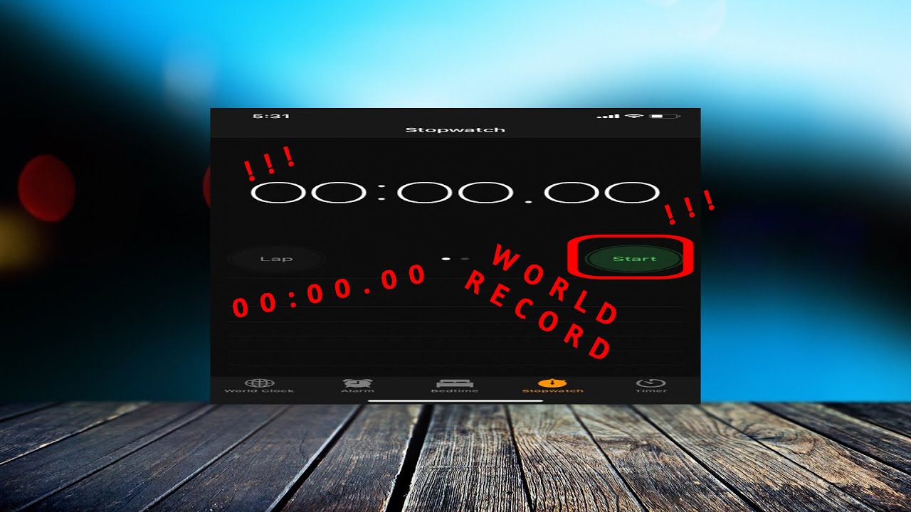 World Record To Stop A Stopwatch At Gabriel Burnell Blog