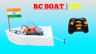 How To Make Fast RC Boat. Diy Single Motor RC Boat | How To Make A Big RC Boat |
