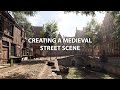 Creating a medieval street scene in Blender / UE5